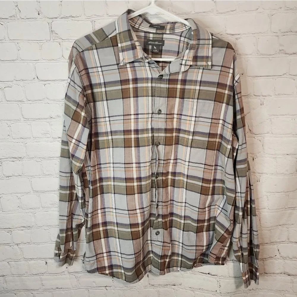 Men's Eddie Bauer "Classic Fit" longsleeve button-down shirt, size XL